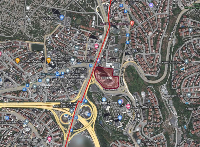 İSTANBUL BEŞİKTAŞ ÇİFTÇİ TOWERS KULE 2'DE SATILIK TRİPLEKS KONUT